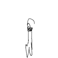 penguin with a hat drawing by horse in Artbitrator