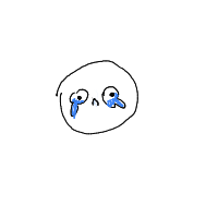 sad face drawing by guest-ndxalkw8w in Artbitrator