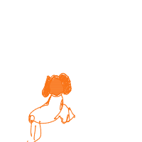 dog catching frisbee drawing by guest-kf7pxaj0z in Artbitrator