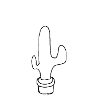 dancing cactus drawing by guest-tovv5hh7z in Artbitrator