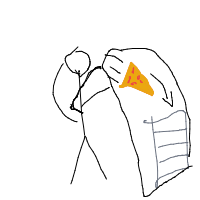 throwing food drawing by guest-hlgg5x35l in Artbitrator