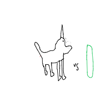 cat vs cucumber drawing by g0d_g4m3r644 in Artbitrator