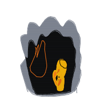 caveman discovering fire drawing by guest-ce95xvtf4 in Artbitrator