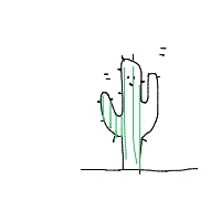 dancing cactus drawing by guest-bw8kj7kca in Artbitrator