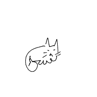 sleeping cat drawing by guest-1kxo67hxv in Artbitrator