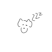 sleepy dog drawing by guest-1kxo67hxv in Artbitrator