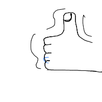 thumbs up drawing by guest-fg9ls1h42 in Artbitrator