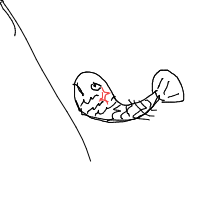 grumpy fish drawing by guest-6d7x2skty in Artbitrator