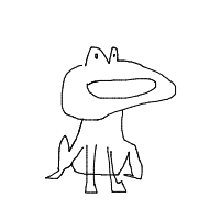 happy frog drawing by guest-j0r5vzh8w in Artbitrator