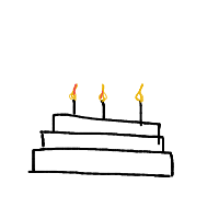 birthday cake drawing by guest-bu0fhm4z2 in Artbitrator