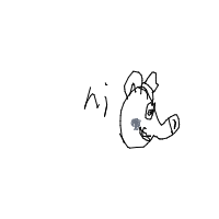 elephant with a hat drawing by guest-tb9jkrh9k in Artbitrator