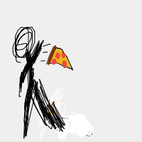 throwing food drawing by guest-sdlx0z7q9 in Artbitrator
