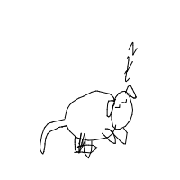 sleepy dog drawing by k3l_vsm in Artbitrator