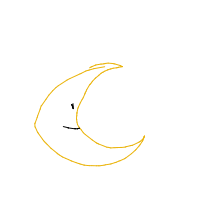 moon smiling drawing by guest-ehbu3xgc5 in Artbitrator