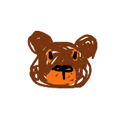 bear with a hat drawing by guest-ks4g3yzen in Artbitrator