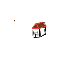 house with chimney drawing by guest-ks4g3yzen in Artbitrator