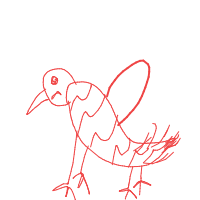 angry bird drawing by pinktiger23 in Artbitrator