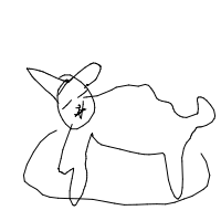 sleepy dog drawing by guest-p0d5jp678 in Artbitrator