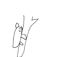 koala hugging tree drawing by guest-cm73e0835 in Artbitrator