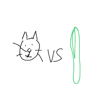 cat vs cucumber drawing by guest-3kzkj2j1b in Artbitrator