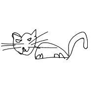 sleeping cat drawing by guest-bhc5rnzi2 in Artbitrator