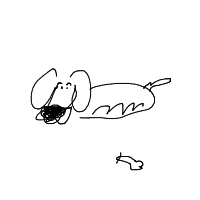 sleepy dog drawing by guest-bhc5rnzi2 in Artbitrator