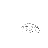 sleepy dog drawing by guest-n65mmc9h2 in Artbitrator