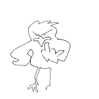 angry bird drawing by guest-n65mmc9h2 in Artbitrator