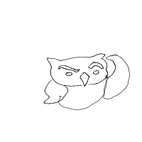 confused owl drawing by guest-n65mmc9h2 in Artbitrator