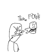 throwing food drawing by guest-iy4d6or1z in Artbitrator