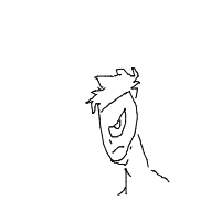 sad face drawing by guest-l876l11yz in Artbitrator