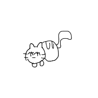 sleeping cat drawing by guest-zus9kh6ix in Artbitrator