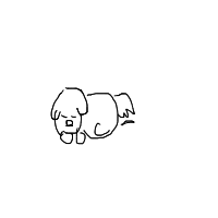 sleepy dog drawing by guest-zus9kh6ix in Artbitrator