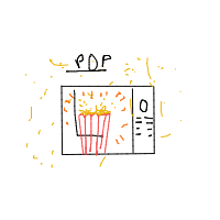 popcorn popping drawing by guest-atmre36ep in Artbitrator