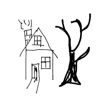 haunted house drawing by guest-5x2h8z9rg in Artbitrator