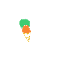 ice cream cone drawing by guest-5t49qbqhz in Artbitrator