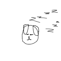 sleepy dog drawing by guest-h4j9n98xz in Artbitrator