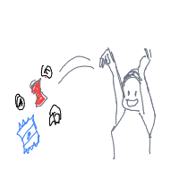 throwing food drawing by guest-hhu1zgn2o in Artbitrator