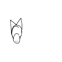 sleepy dog drawing by meow_meow123 in Artbitrator