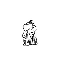 dog in costume drawing by guest-6hcyjzxip in Artbitrator