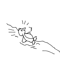 penguin sliding drawing by guest-6hcyjzxip in Artbitrator