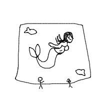 mermaid at aquarium drawing by guest-2istzj3kz in Artbitrator