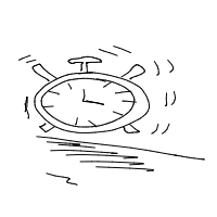 alarm clock ringing drawing by pasiya in Artbitrator