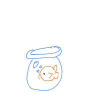 fish in bowl drawing by guest-ir5mjmaed in Artbitrator