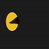 pac-man drawing by mal0 in Artbitrator