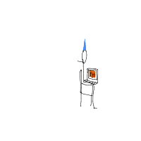wizard tech support drawing by mal0 in Artbitrator