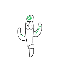 dancing cactus drawing by guest-sz1qldukd in Artbitrator