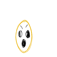 surprised face drawing by blueb3rry in Artbitrator