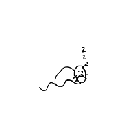 sleeping cat drawing by guest-4emg8jo7g in Artbitrator