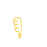 thumbs down drawing by meow_meow123 in Artbitrator